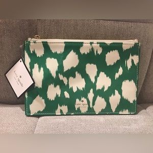 Kate Spade Painterly Cheetah Pencil Pouch